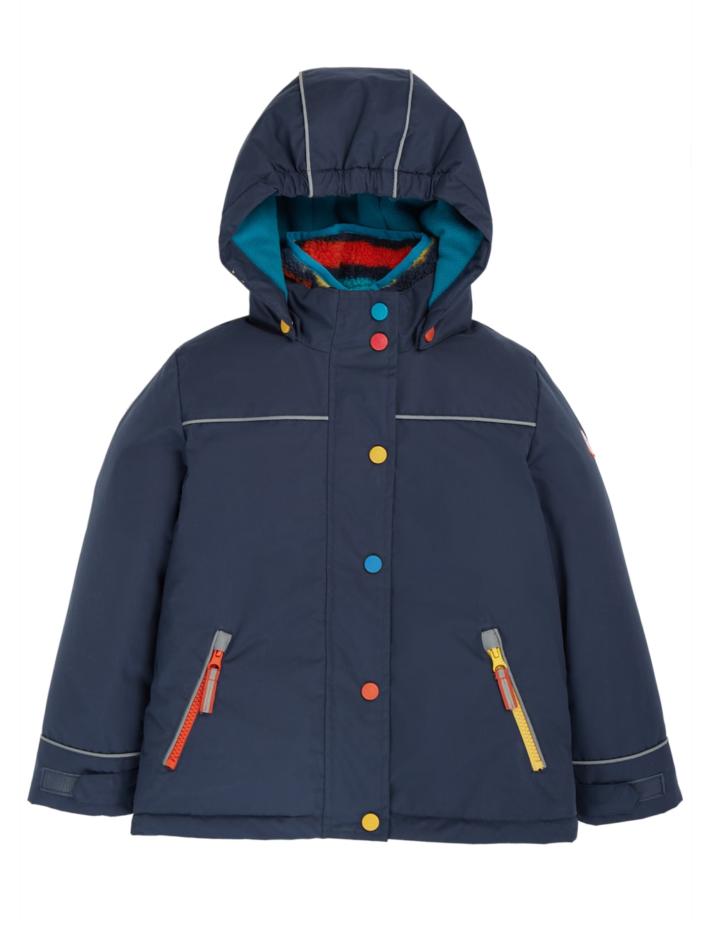 3-in-1 Hooded Fleece Lined Raincoat (1 - 10 Yrs) image 1