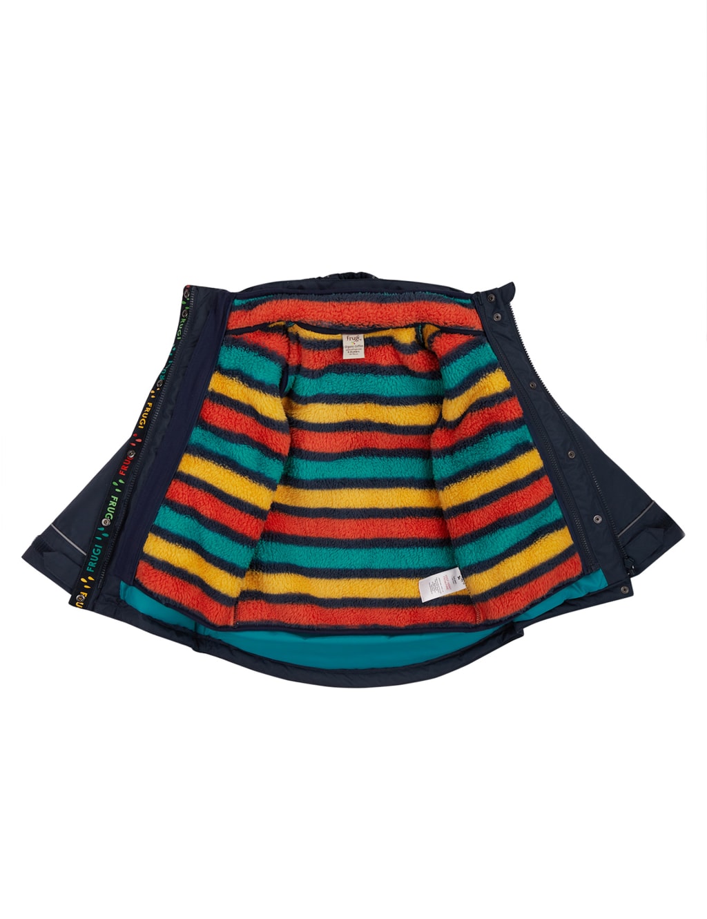 3-in-1 Hooded Fleece Lined Raincoat (1 - 10 Yrs) image 3