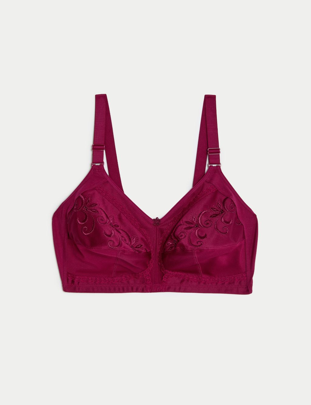 Total Support Embroidered Full Cup Bra DD-K image 2