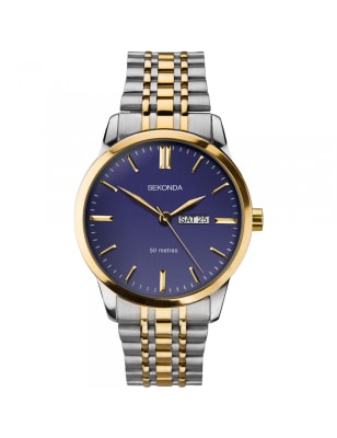 Sekonda 1667 Two Tone Stainless Steel Watch | Sekonda | M&S