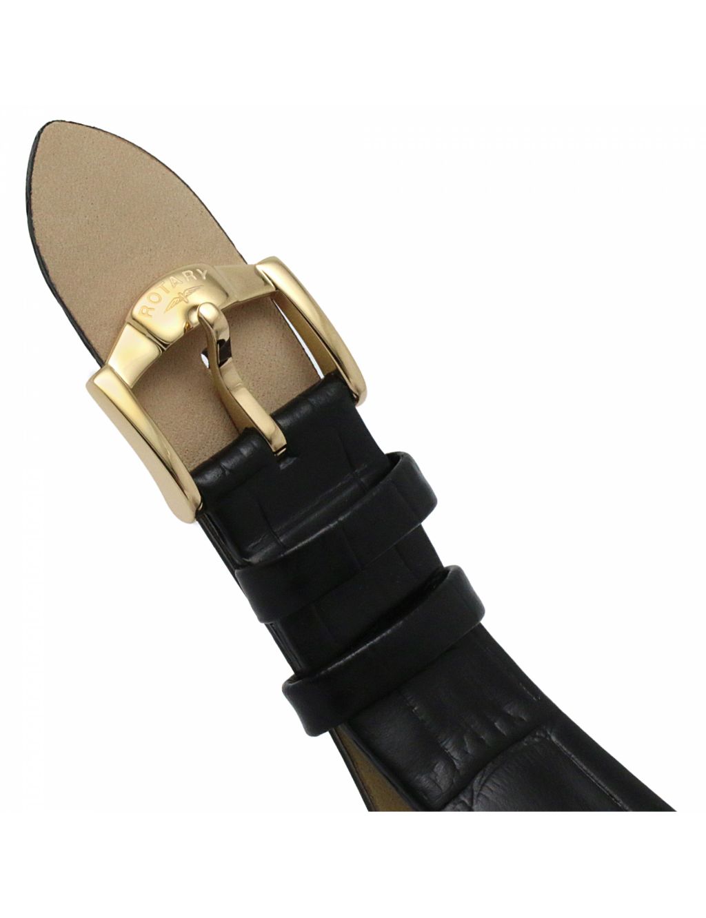 Rotary Ultra Slim Black Leather Watch image 4
