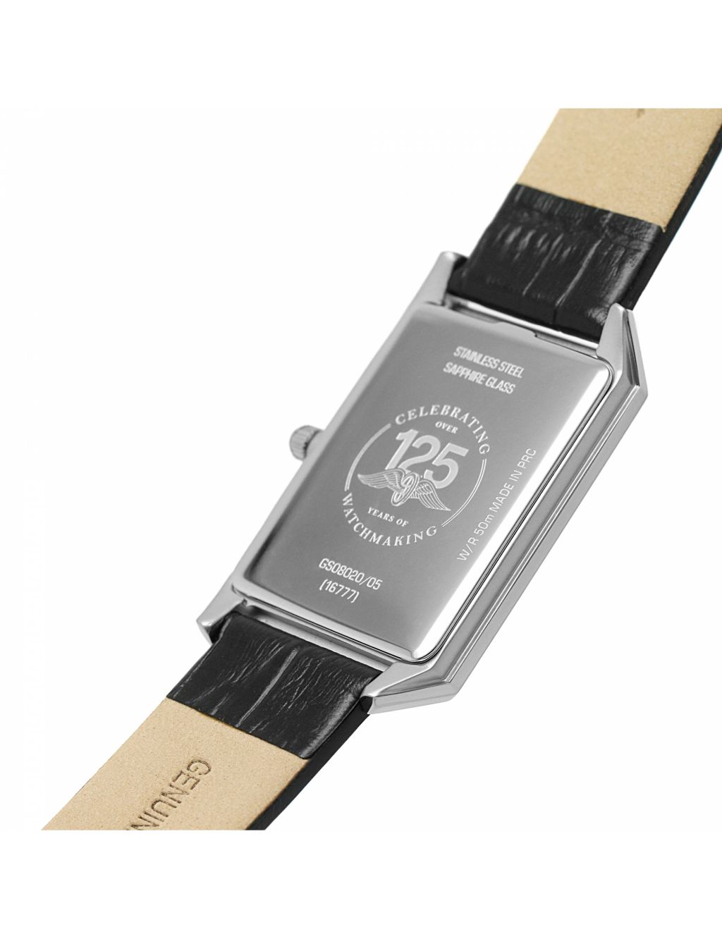 Rotary Ultra Slim Black Leather Watch image 3