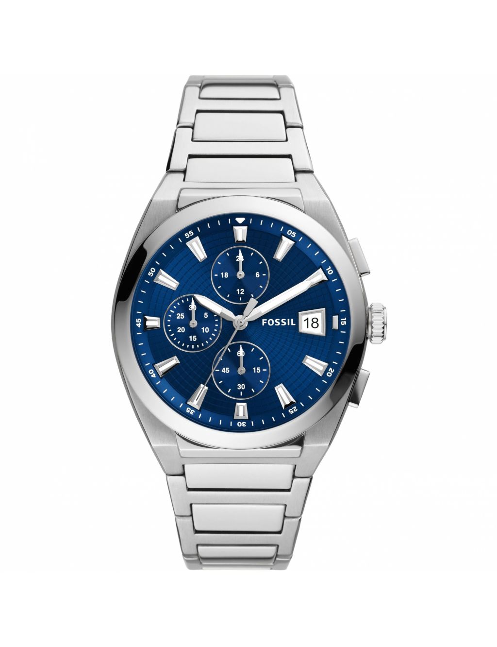 Fossil Everett Stainless Steel Chronograph Watch image 1