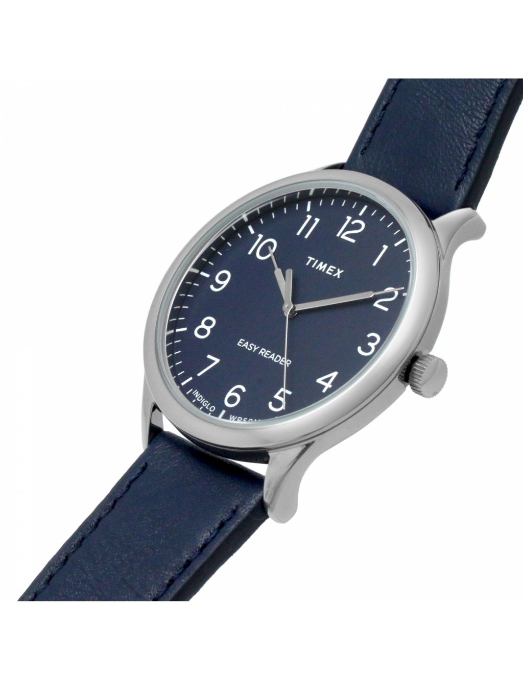 Timex Essential Collection Blue Leather Watch image 5