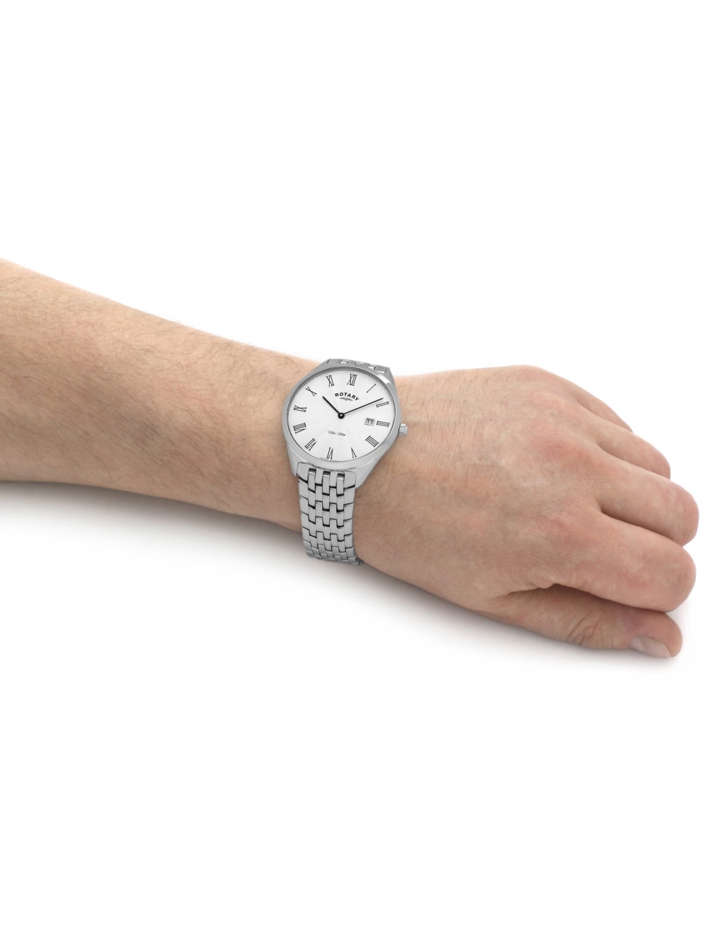 Rotary Ultra Slim Stainless Steel Watch image 6