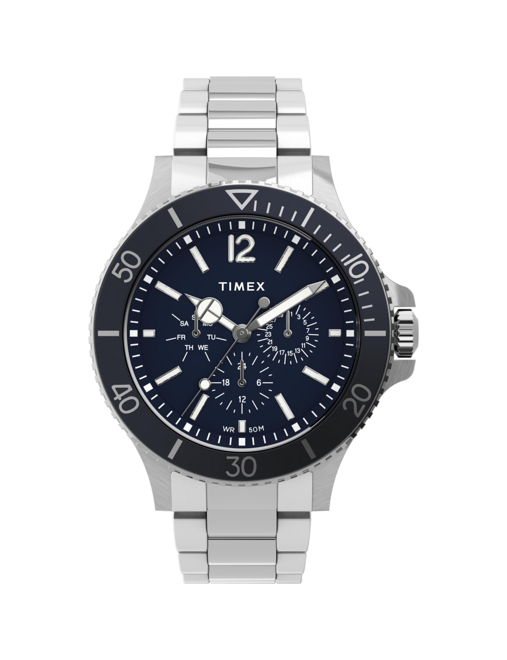 Timex Metropolitan Stainless Steel Chronograph Watch image 1
