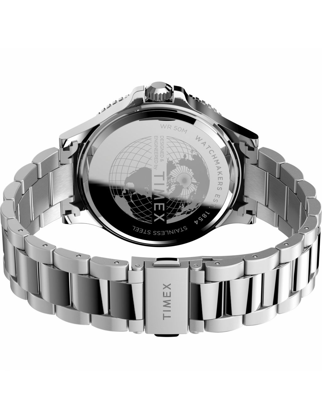 Timex Metropolitan Stainless Steel Chronograph Watch image 4