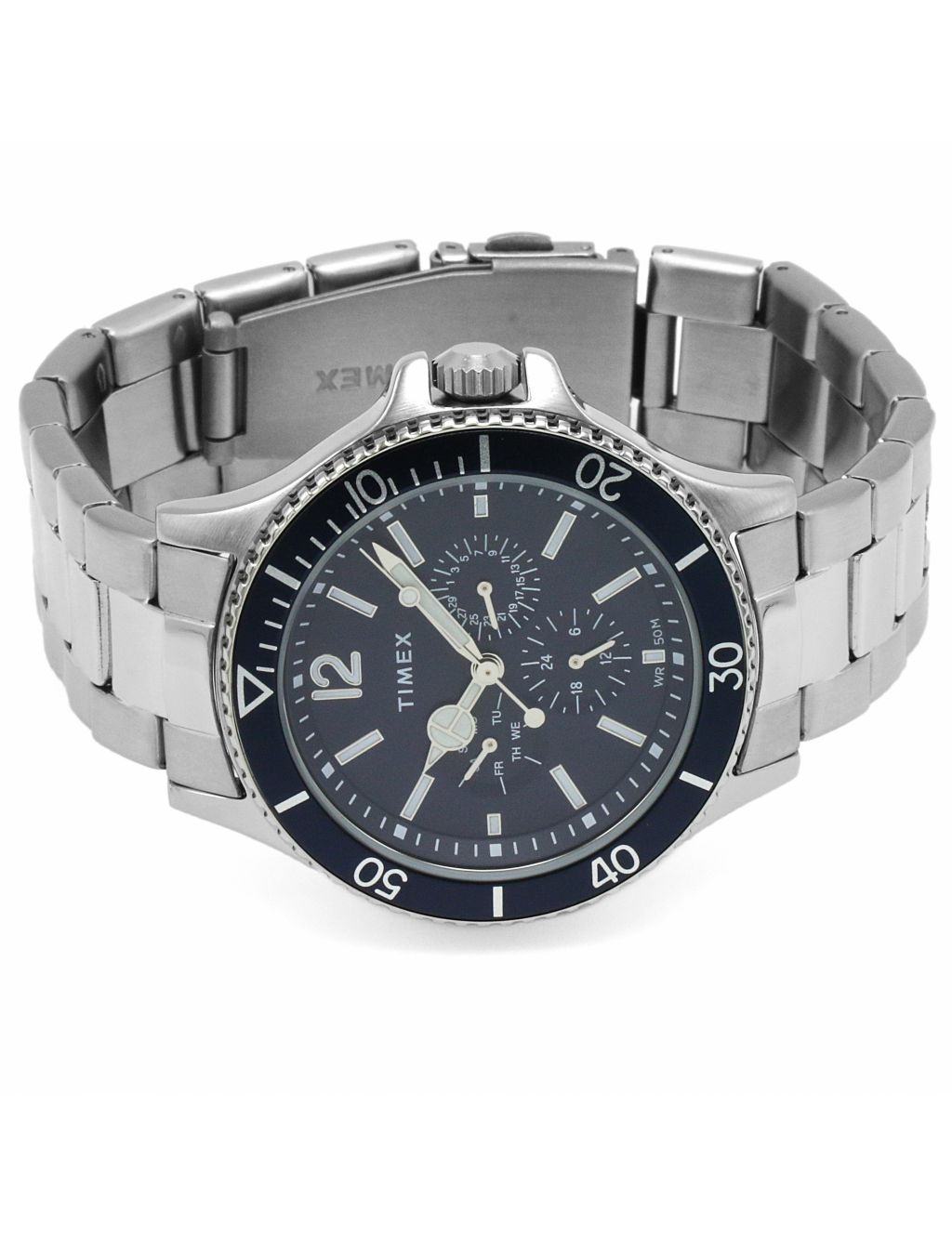 Timex Metropolitan Stainless Steel Chronograph Watch image 6