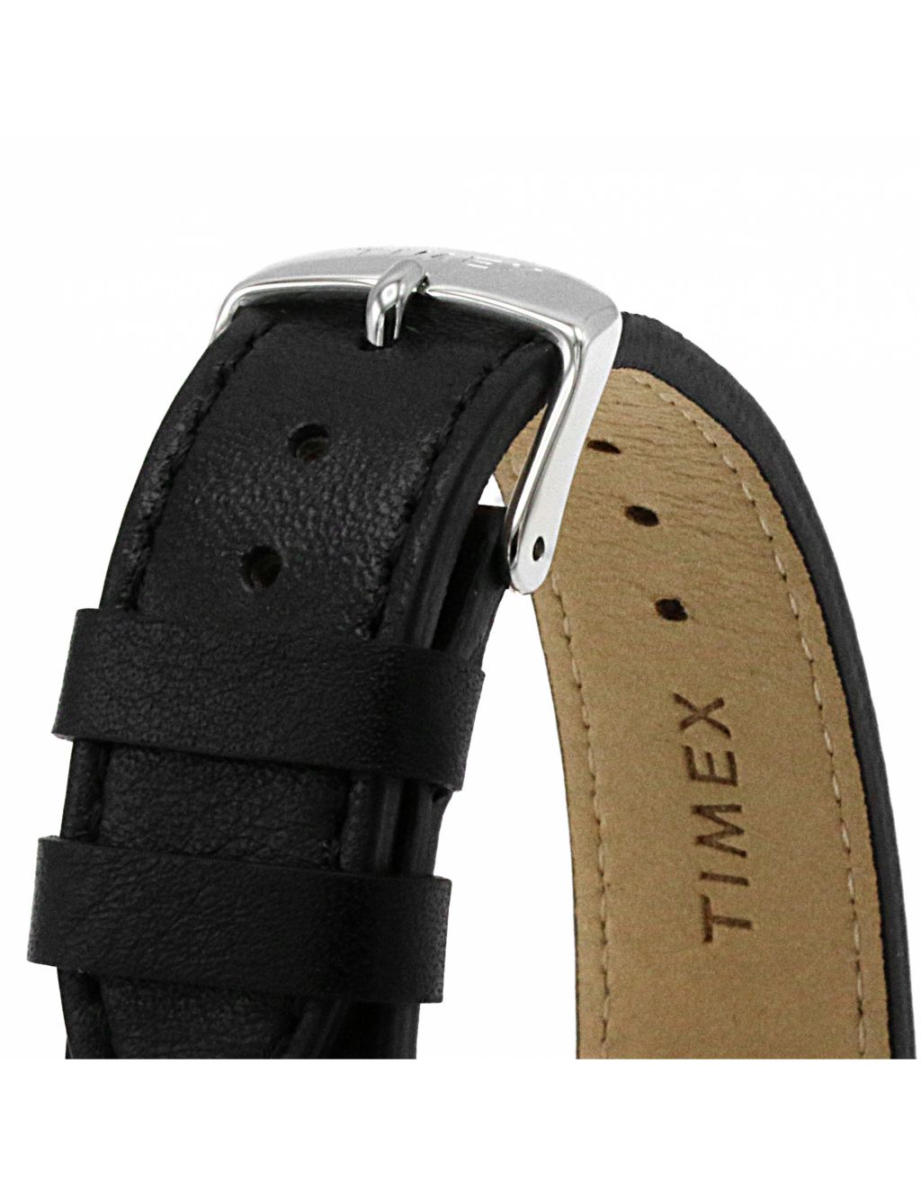 Timex Essential Black Leather Watch image 6