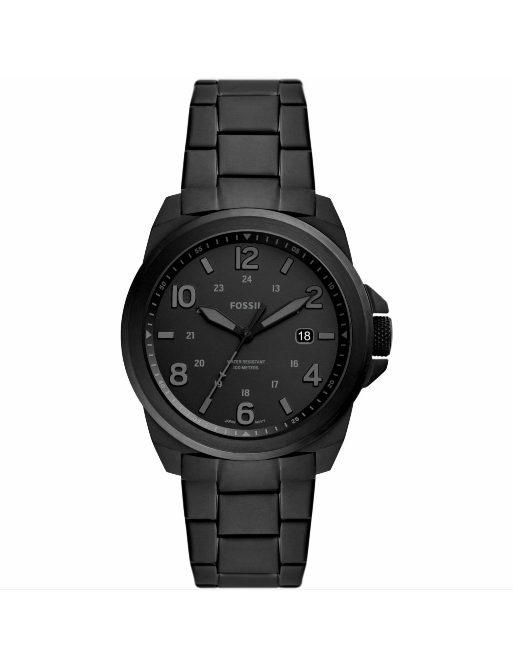Fossil Bronson Black Stainless Steel Watch image 1