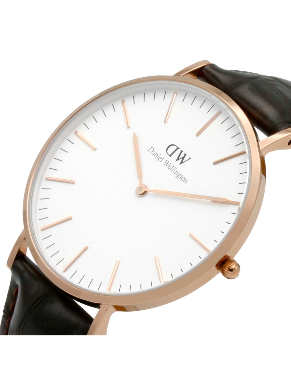 Daniel Wellington York Brown Leather Watch image 4