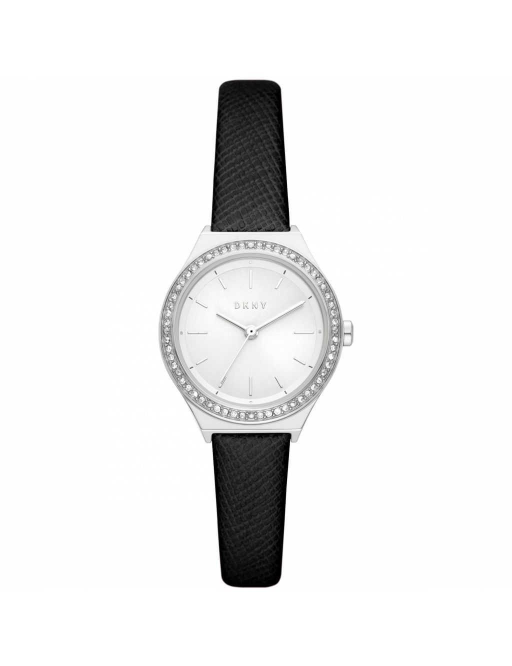 DKNY Parsons Black Leather Watch image 1