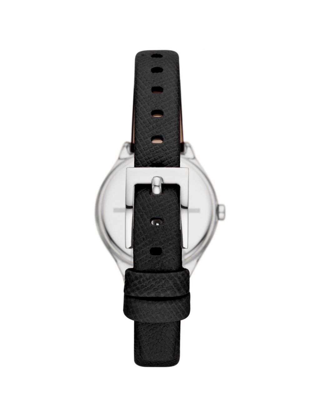 DKNY Parsons Black Leather Watch image 2