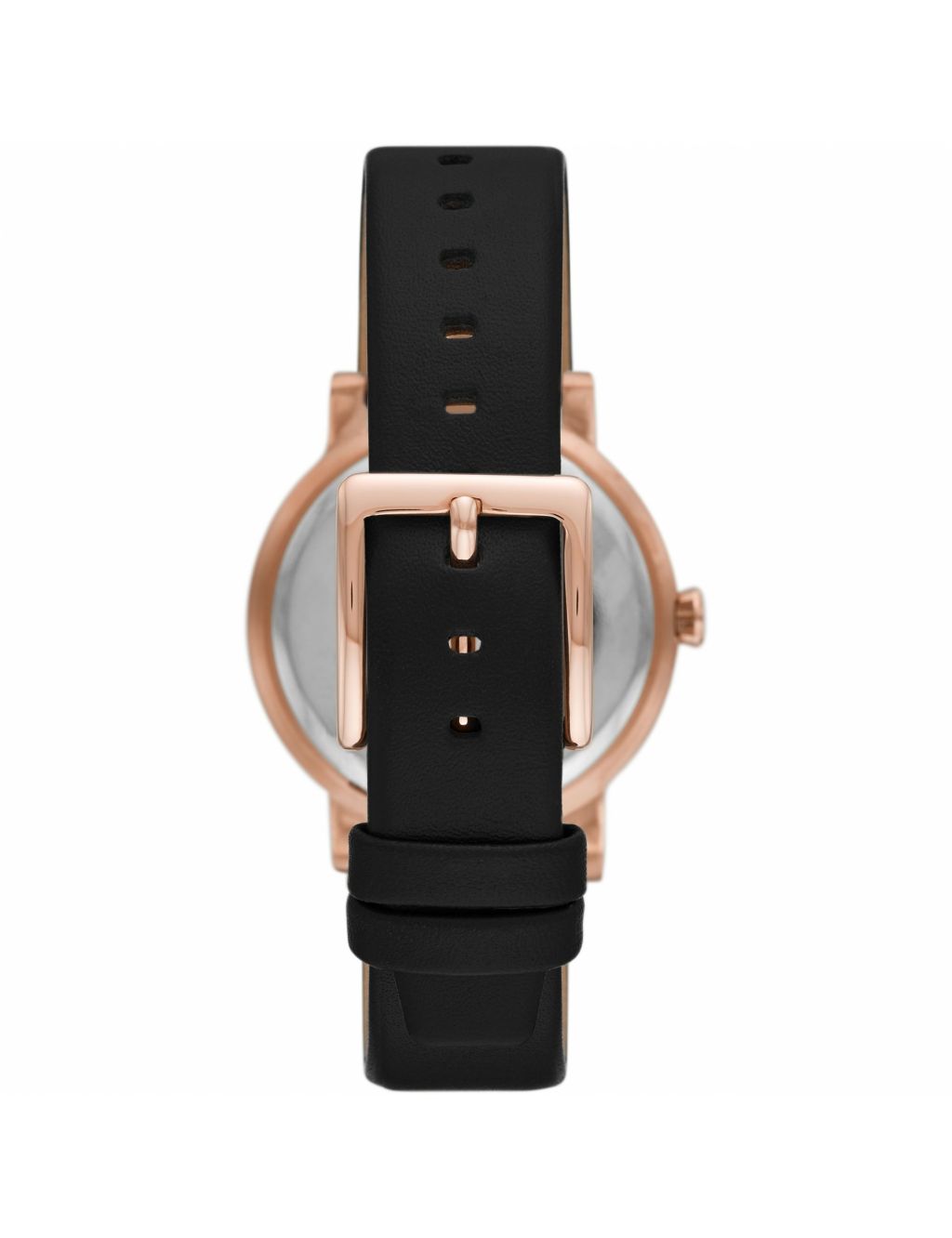 DKNY 7th Avenue Black Leather Watch image 2