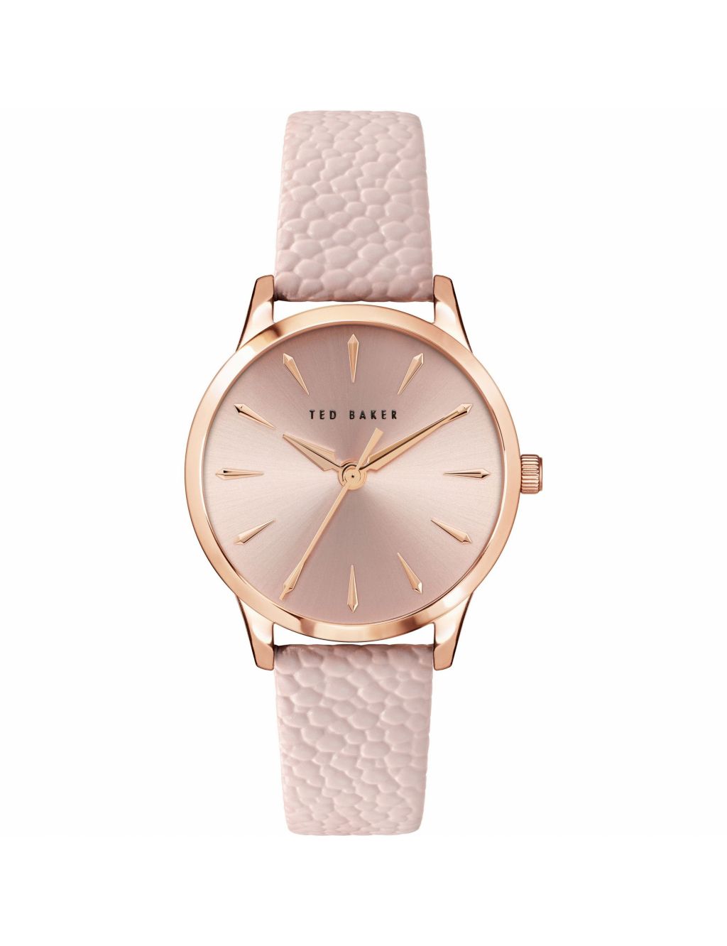 Ted Baker Fitzrovia Charm Pink Leather Watch image 1