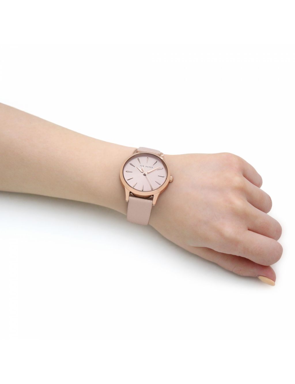 Ted Baker Fitzrovia Charm Pink Leather Watch image 3