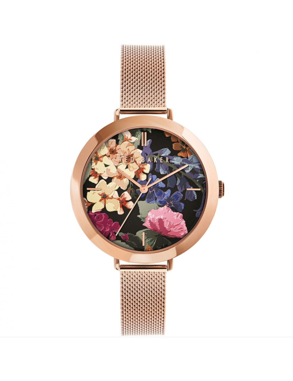 Ted Baker Ammy Floral Rose Gold Watch image 1