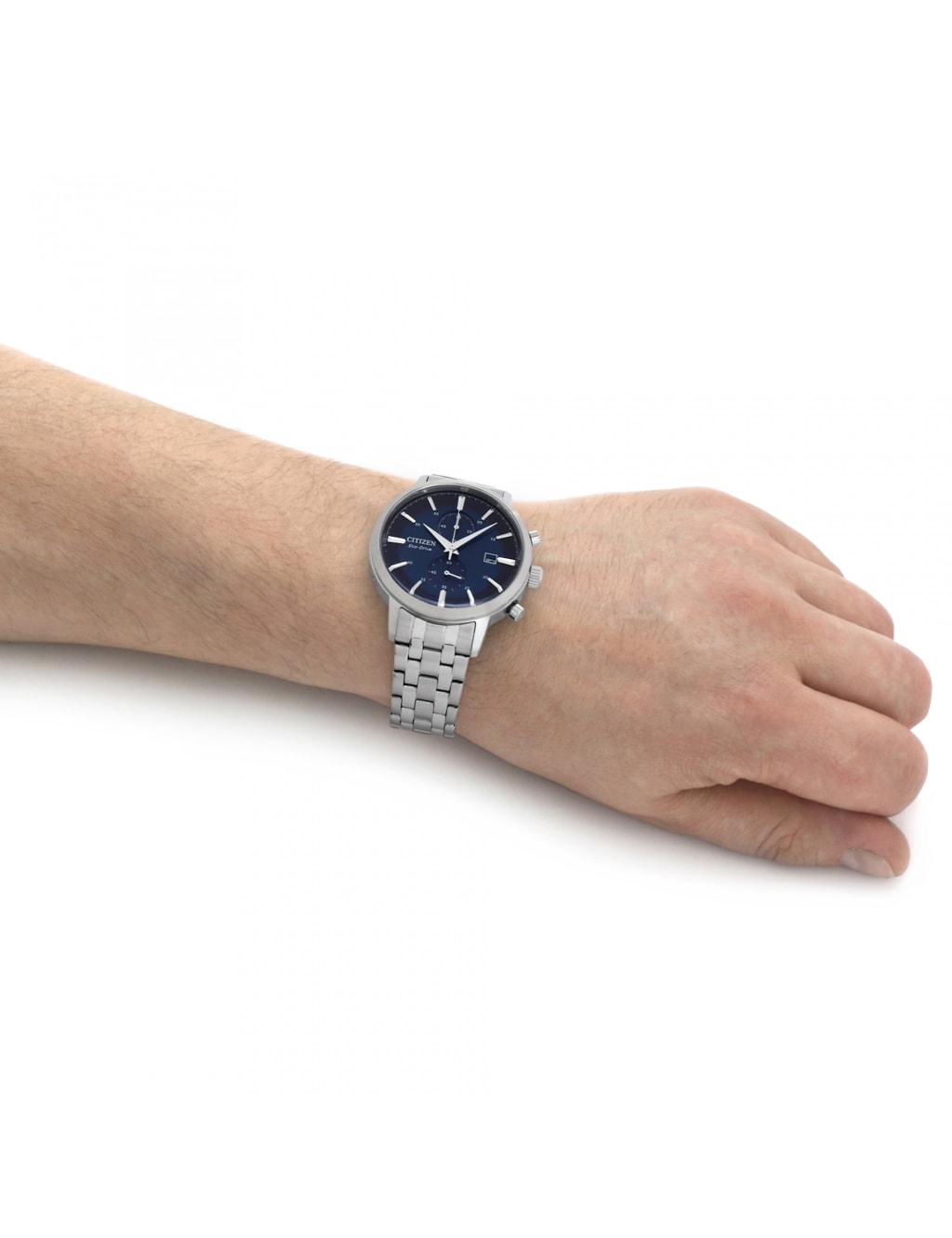 Citizen Twin Eye Stainless Steel Chronograph Watch image 4