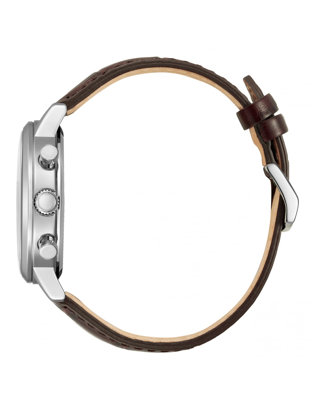 Citizen Twin Eye Leather Chronograph Watch image 6