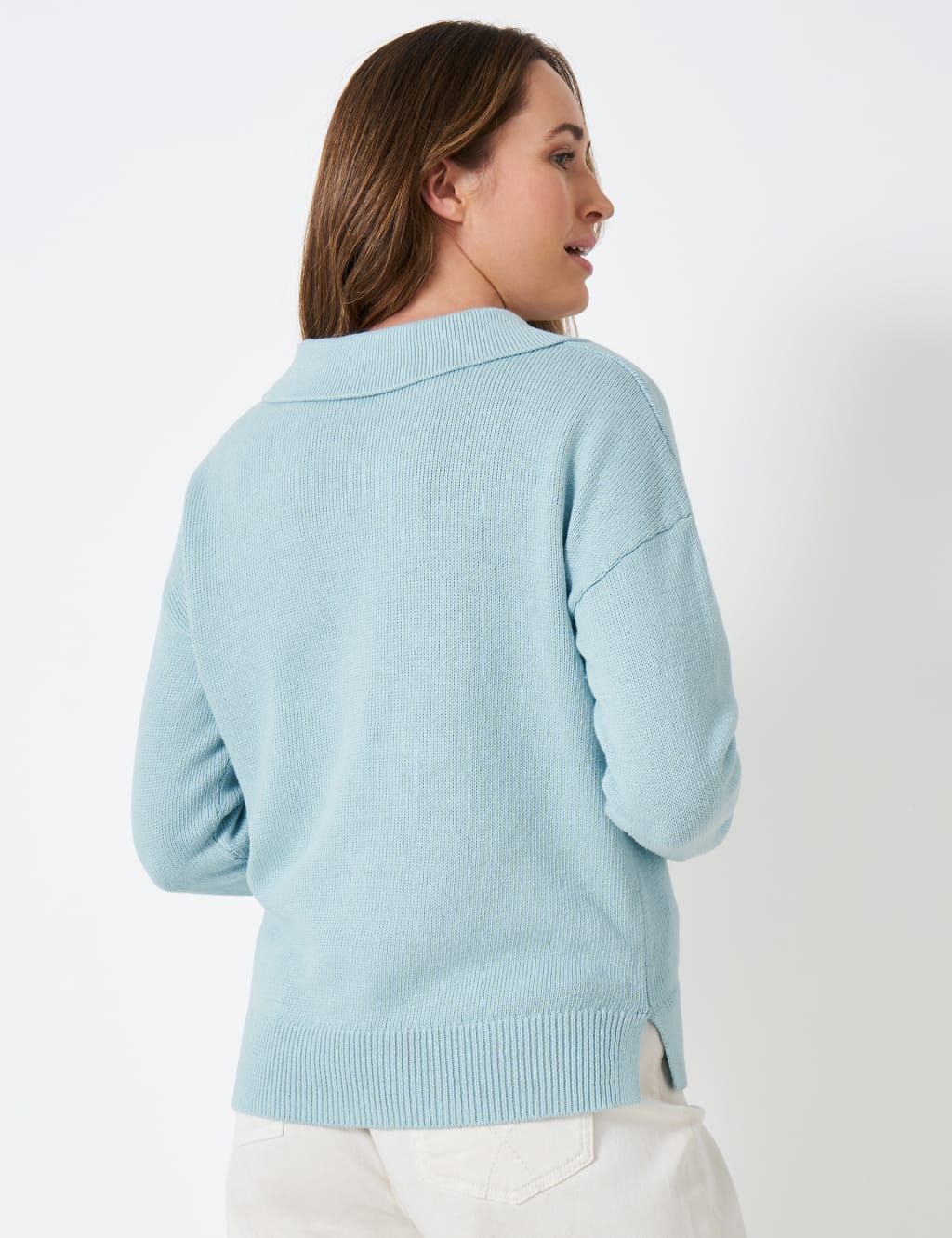 Linen Rich Collared Jumper image 3