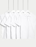 5er-Pack Unisex-Poloshirts aus reiner Baumwolle für die Schule (2–18 Jahre)