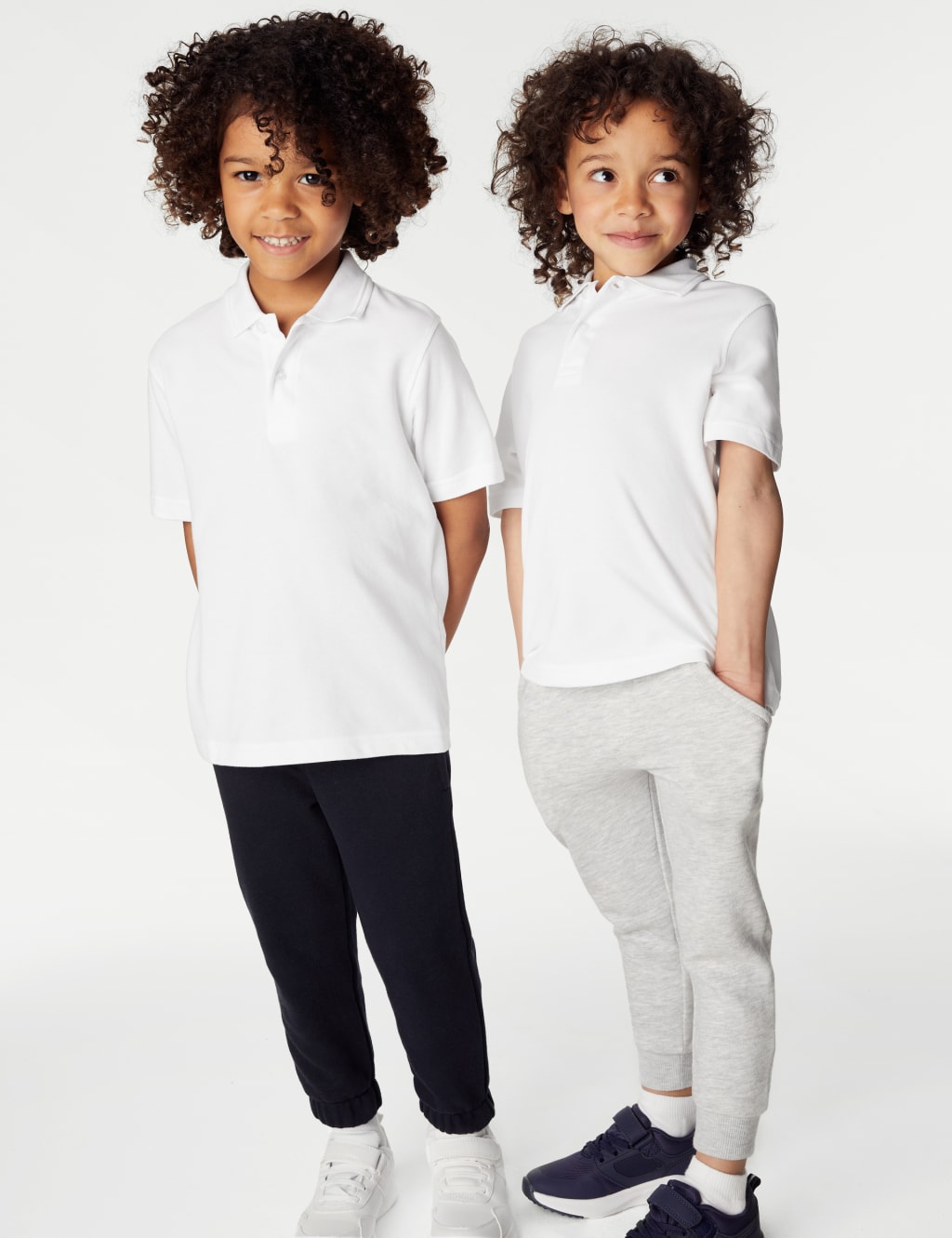 3pk Unisex Stain Resist School Polo Shirts (2-18 Yrs)