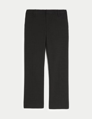 Boys' Slim Leg Longer Length School Trousers (2-18 Yrs)