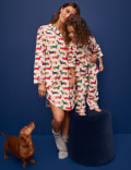 Kids' Sausage Dog Family Christmas Pyjama Set (1-16 Yrs)