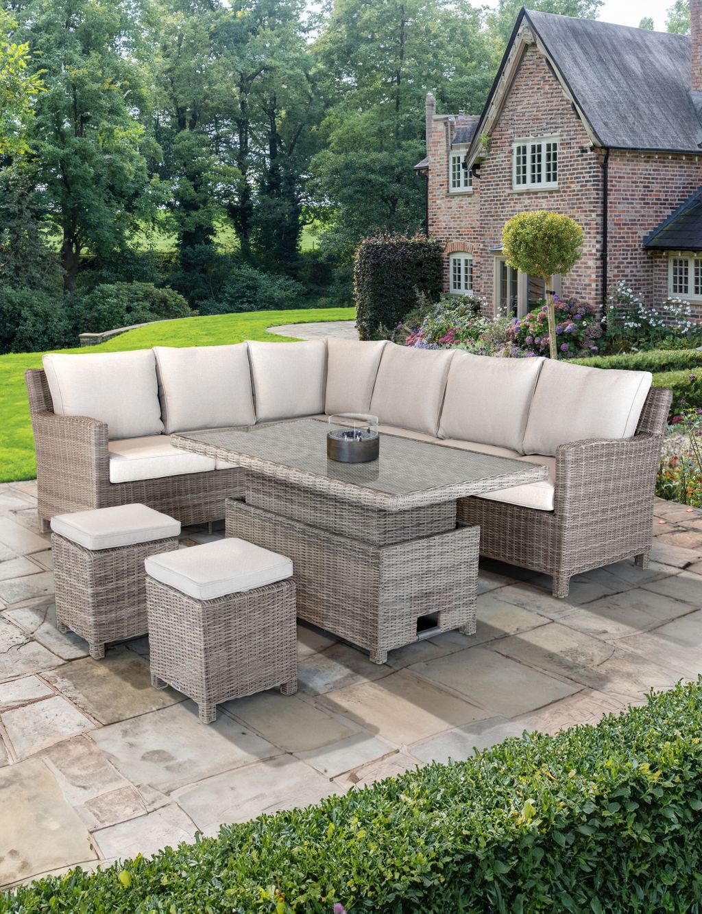 Palma Garden Corner Sofa Dining Set