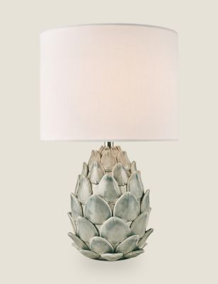 Laura Ashley Gresford Ceramic Table Lamp - Blue, Blue