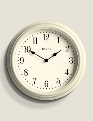 

Jones Clocks Venetian Wall Clock - White, White