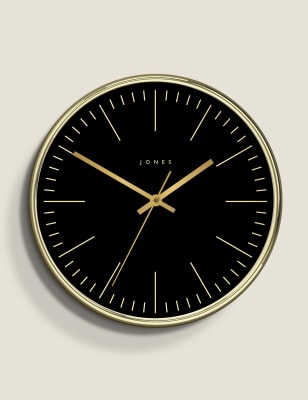 

Jones Clocks Penny Wall Clock - Polished Brass, Polished Brass