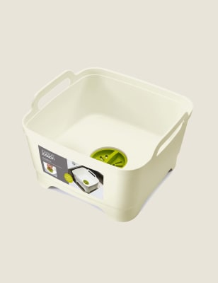 

Joseph Joseph Wash and Drain Washing-up Bowl - White/Green, White/Green