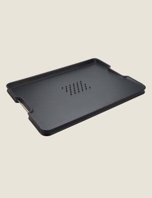 Joseph Joseph Cut & Carve Plus XL Chopping Board - Black, Black