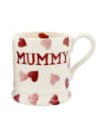 Mug à motif coeurs roses avec texte «&nbsp;Mummy&nbsp;»