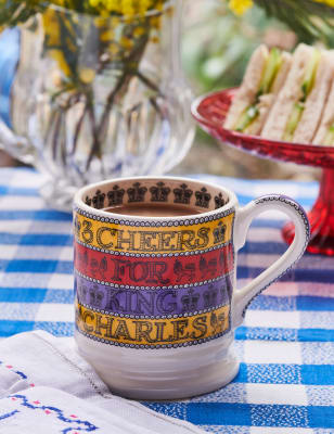 

Emma Bridgewater 3 Cheers For King Charles III Mug - Multi, Multi