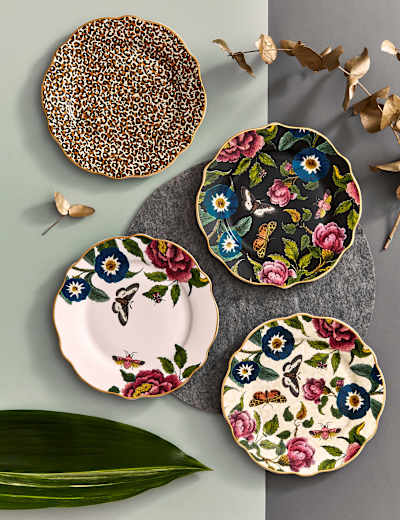 Set of 4 Creatures of Curiosity Side Plates