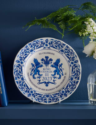 

Spode King's Coronation Plate - Blue Mix, Blue Mix