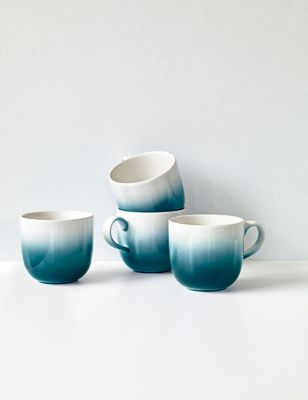 

M&S Collection Tribeca Ombre Mug - Teal, Teal