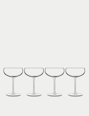 Luigi Bormioli Set of 4 Talismano Martini Glasses