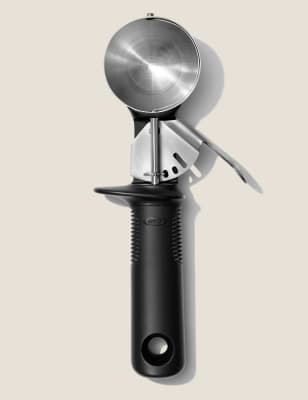 Stainless Steel Ice Cream Scooper with Trigger Release - Brilliant