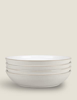 

Denby Set of 4 Natural Canvas Pasta Bowls, Natural