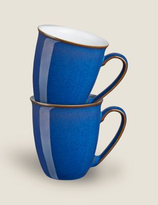 Set of 2 Imperial Blue Mugs
