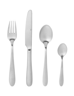 16 Piece Maxim Brushed Cutlery Set | M&S
