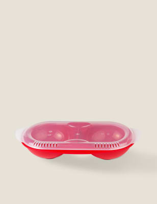 

Good2Heat Microwave Egg Poacher - Red, Red