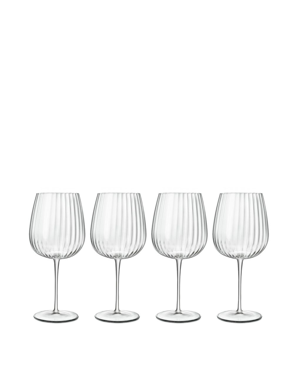 Set of 4 Optica Textured Gin Glasses image 1
