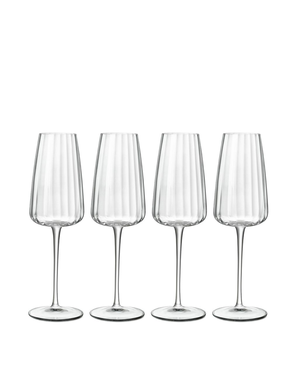 Set of 4 Optica Champagne Flutes