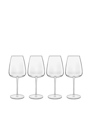 Luigi Bormioli Set of 4 Talismano Red Wine Glasses