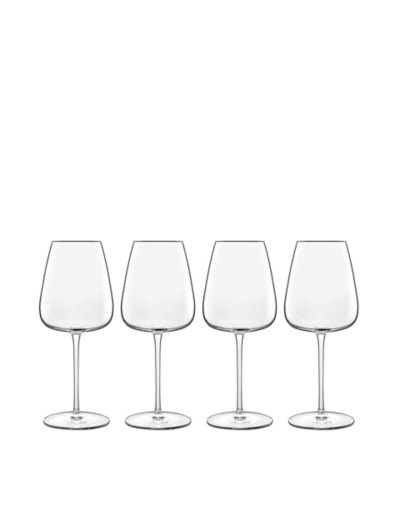 Set of 4 Talismano White Wine Glasses