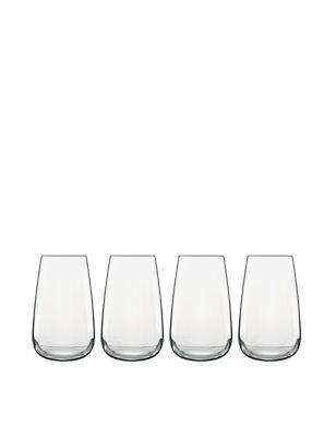 Luigi Bormioli Set of 4 Talismano Highball Glasses